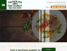 Tablet Screenshot of freshfishcapecod.com